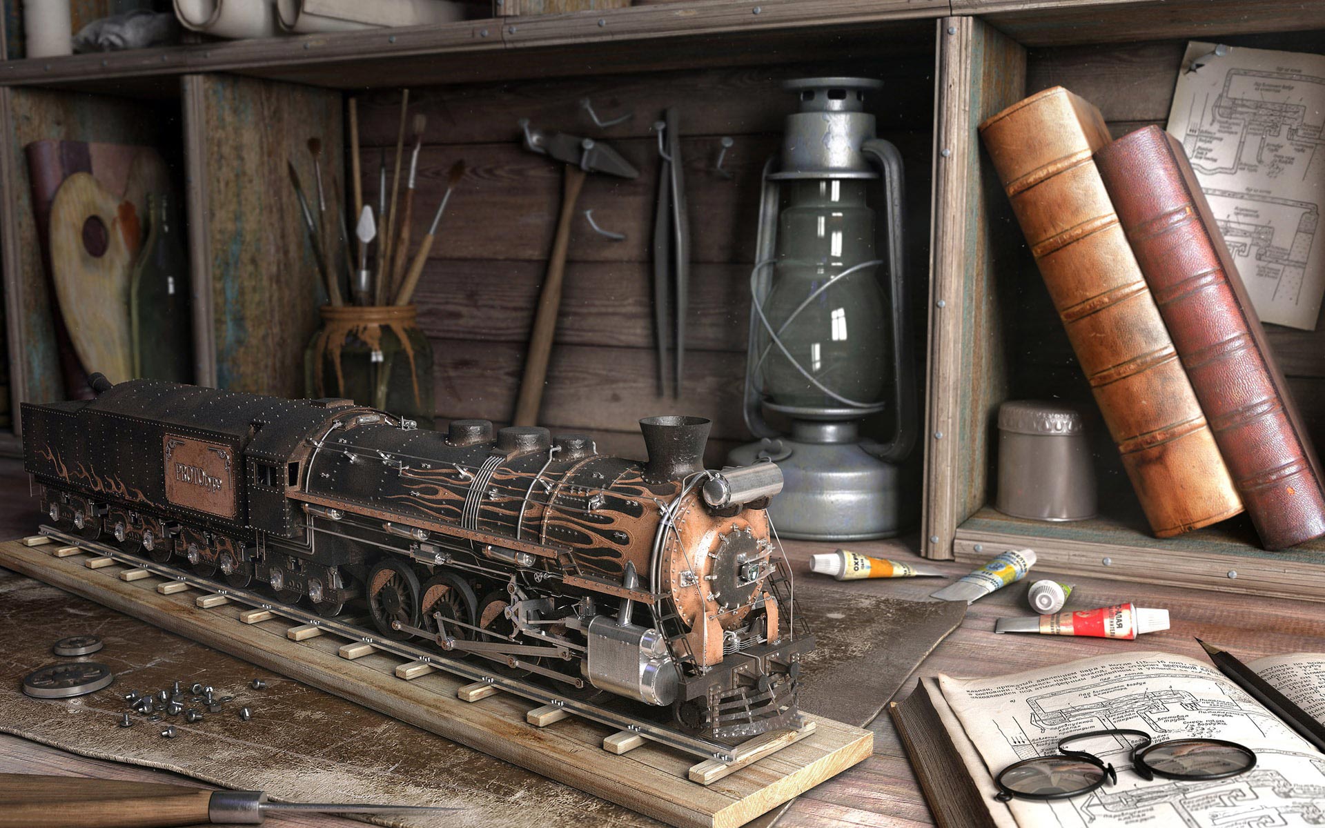 Train_Locomotive_digital_3d_wallpaper